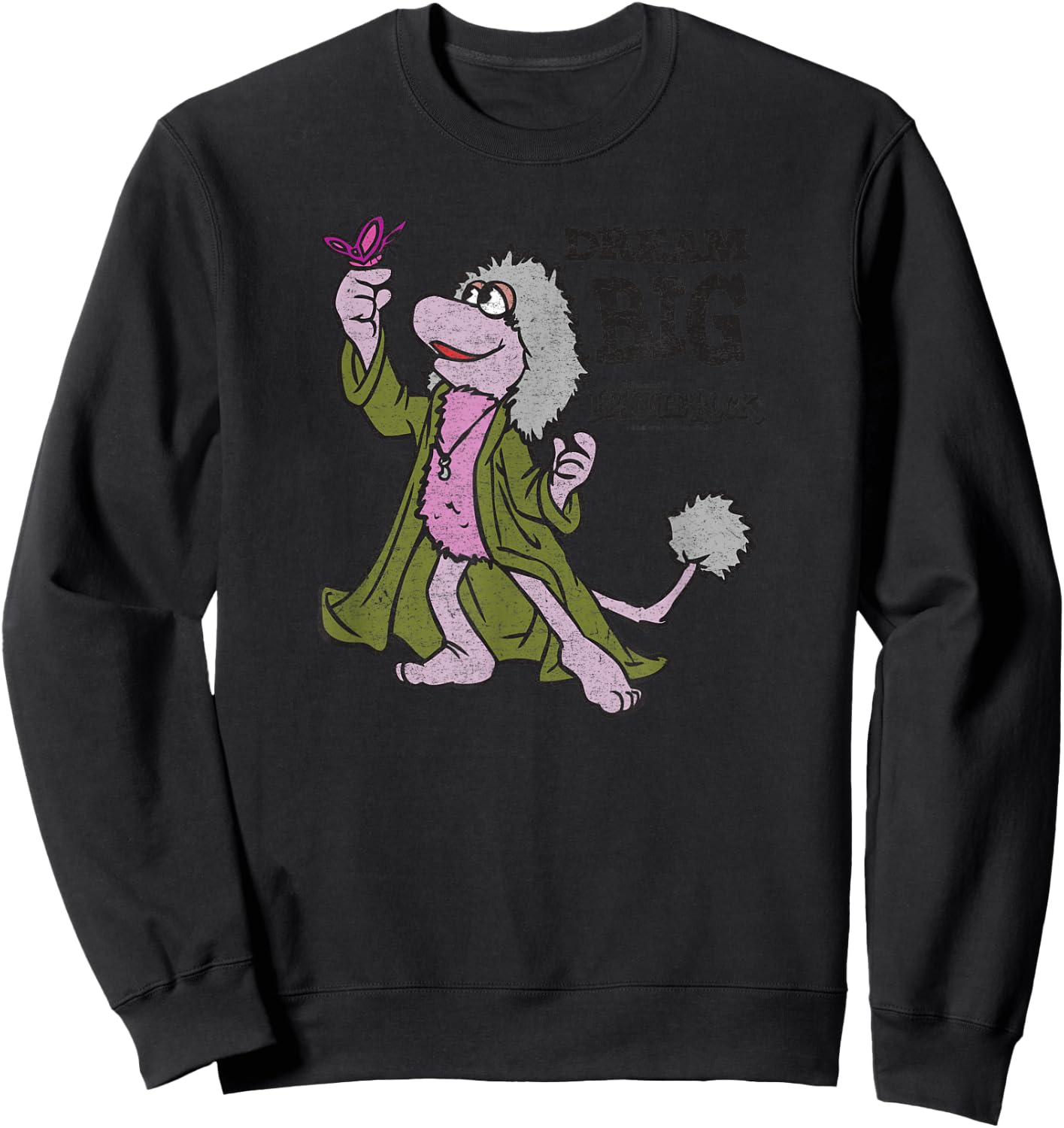 Fraggle Rock Dream Big Sweatshirt - Sweatshirt | Black