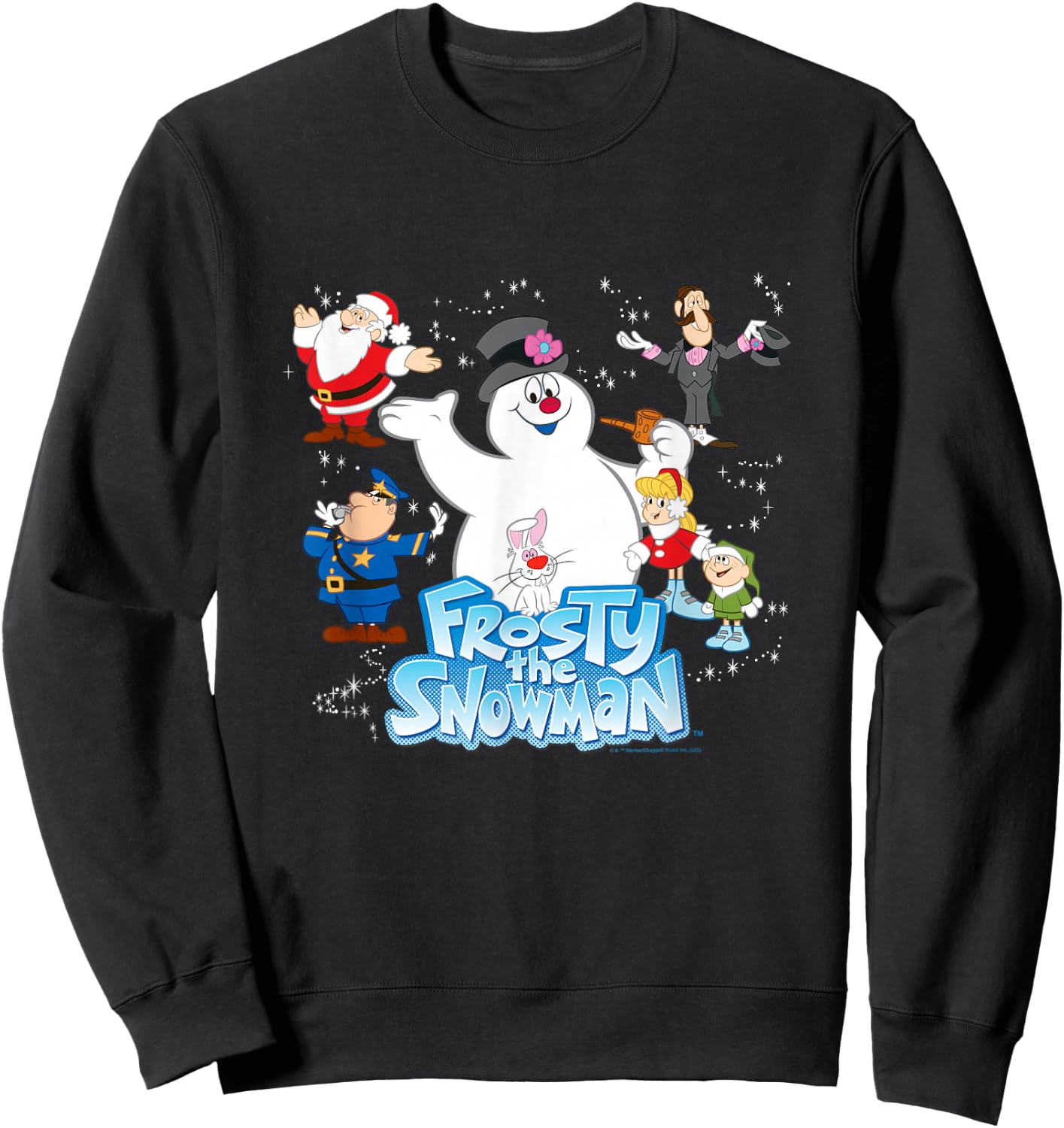 Frosty The Snowman - Frosty Cast Sweatshirt - Sweatshirt | Black