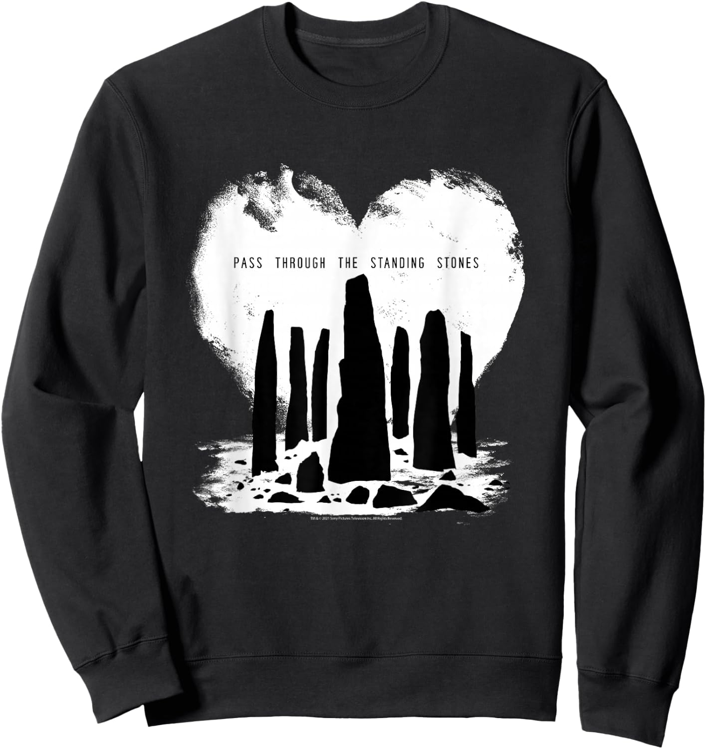 Outlander Pass Through The Standing Stones Sweatshirt - Sweatshirt | Black