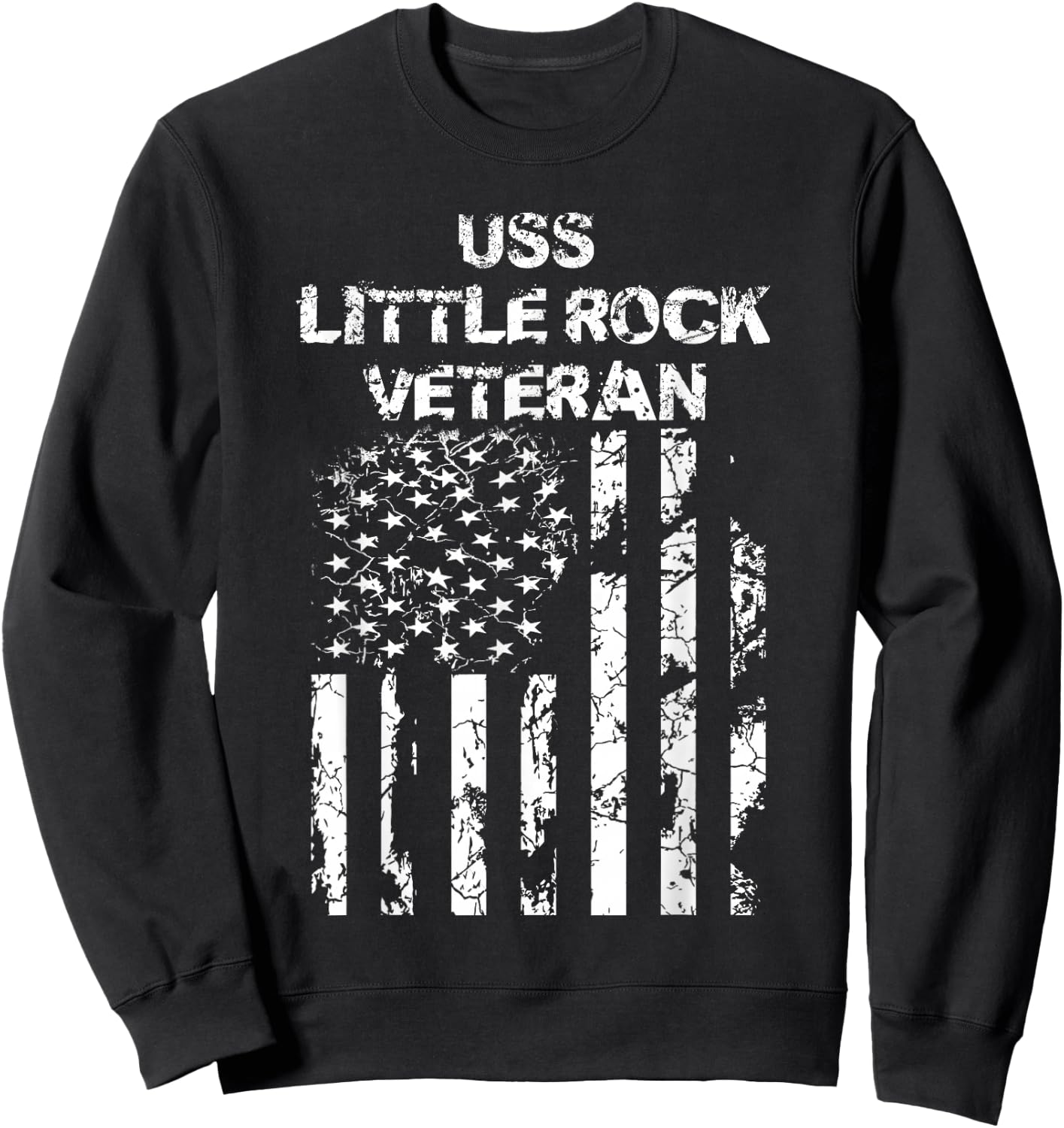 USS Little Rock Veteran Sweatshirt - Sweatshirt | Black