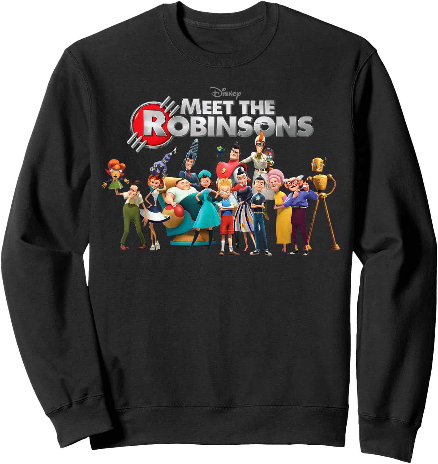 Disney Meet The Robinsons Characters Sweatshirt - Sweatshirt | Black