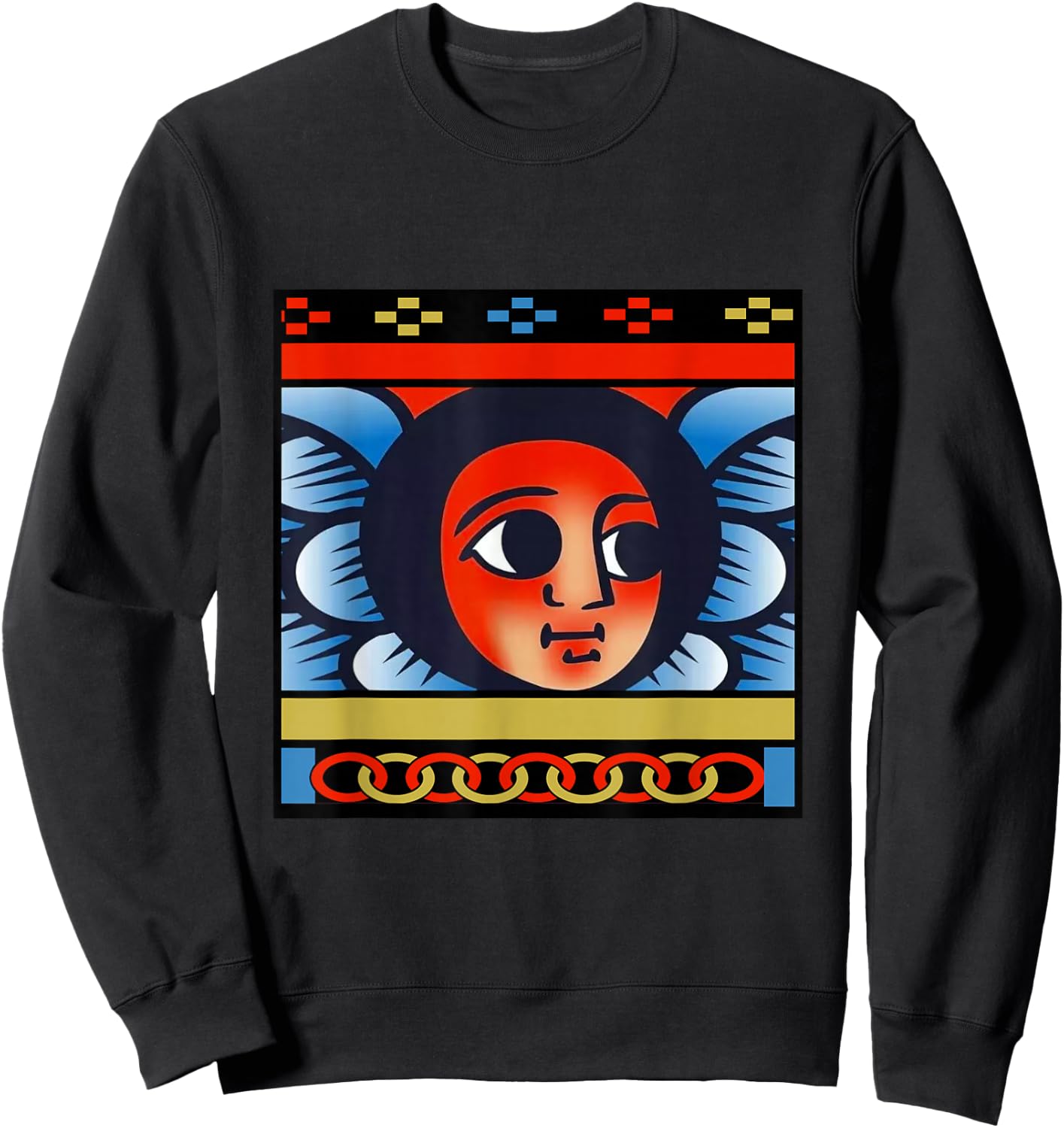 Ethiopian Winged Angels Sweatshirt - Sweatshirt | Black