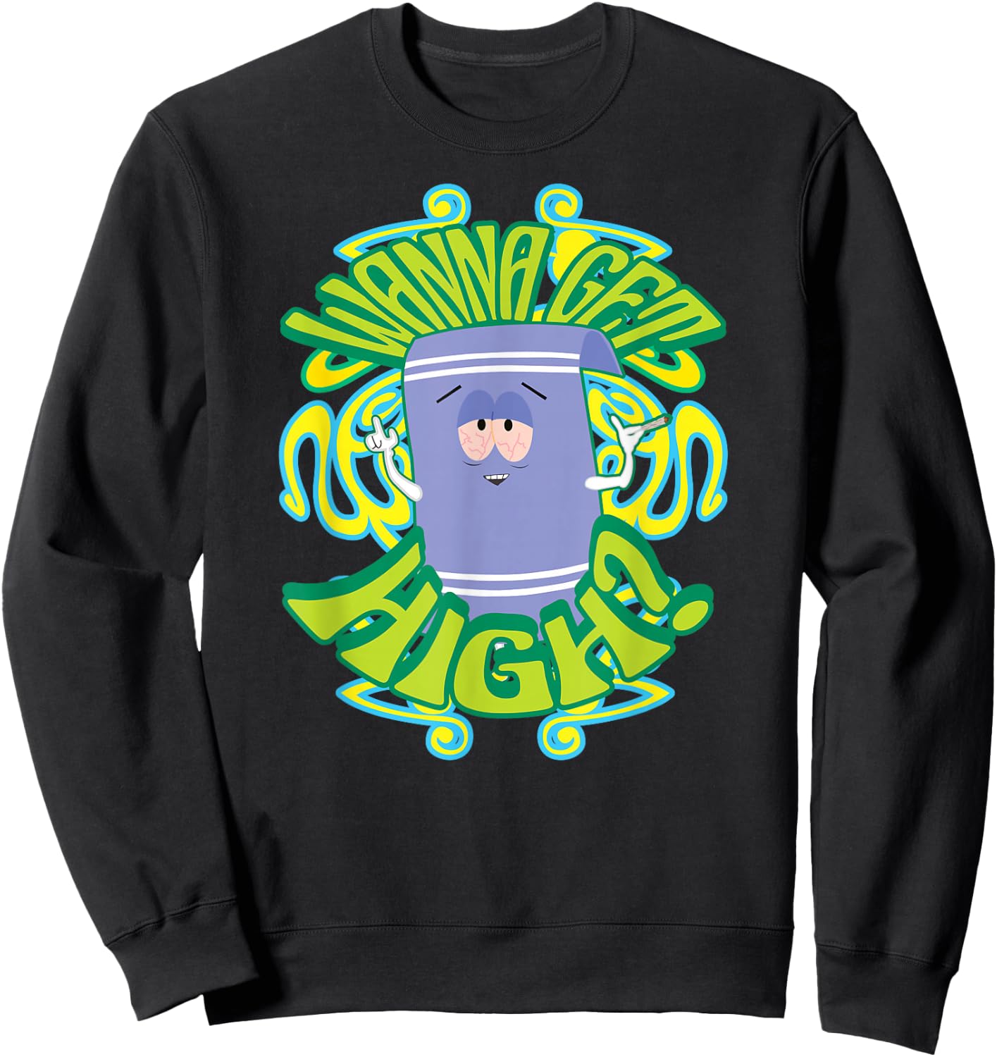 South Park Wanna Get High? Sweatshirt - Sweatshirt | Black
