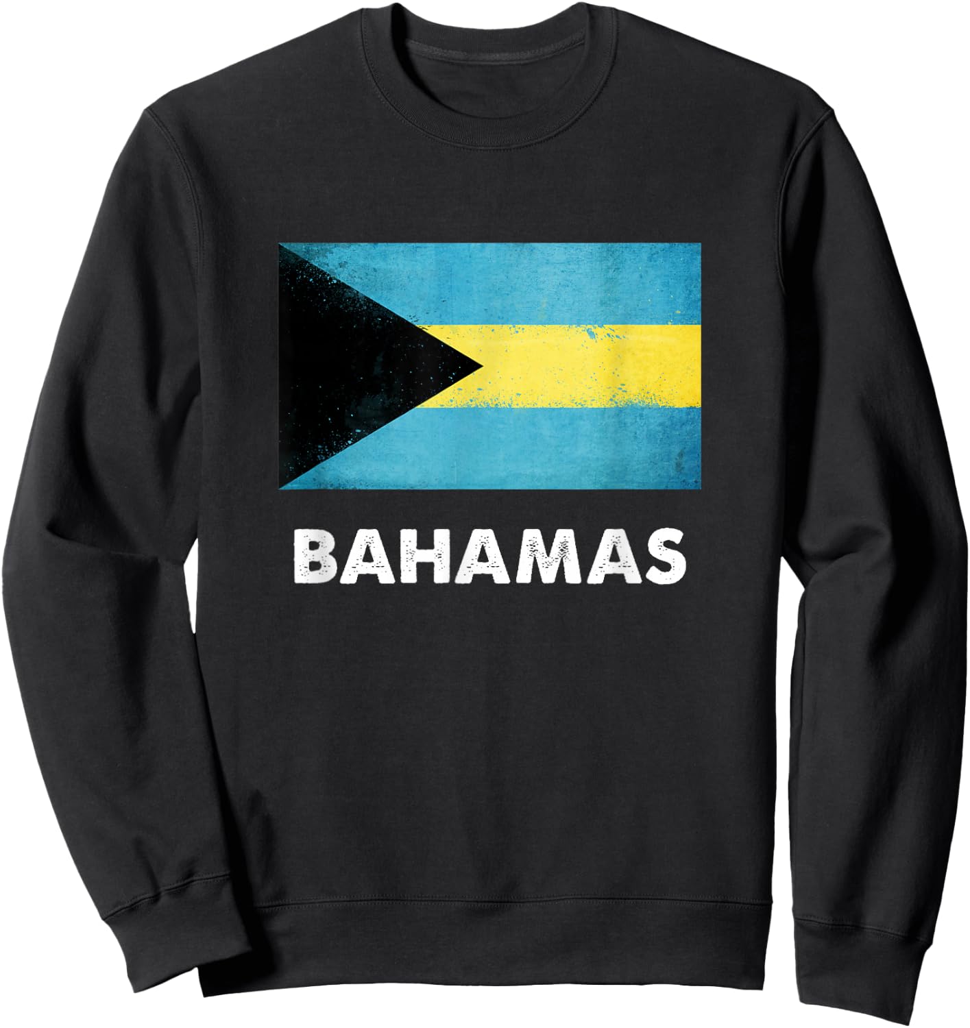 Bahamas Flag | Bahamian Sweatshirt - Sweatshirt | Black