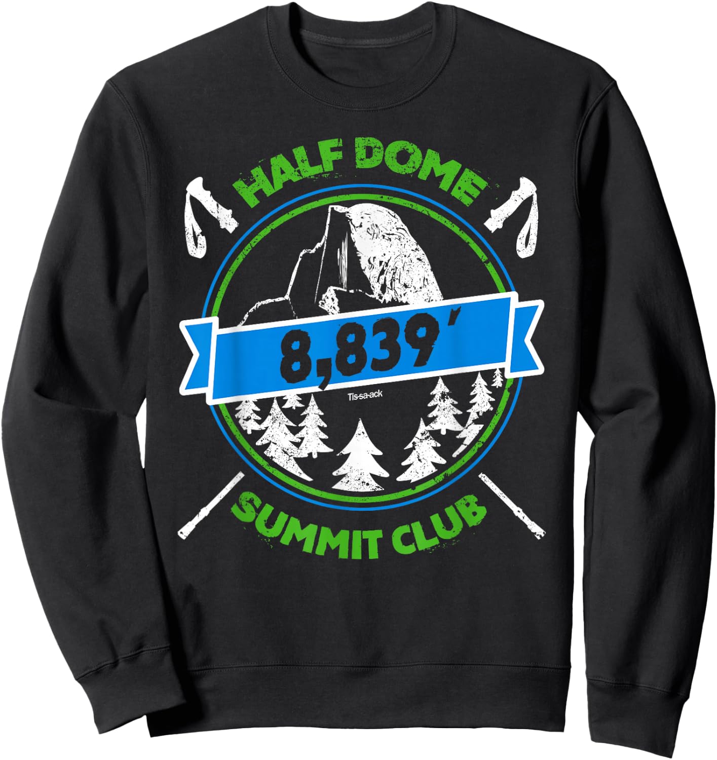 Half Dome Summit Club Sweatshirt - Sweatshirt | Black