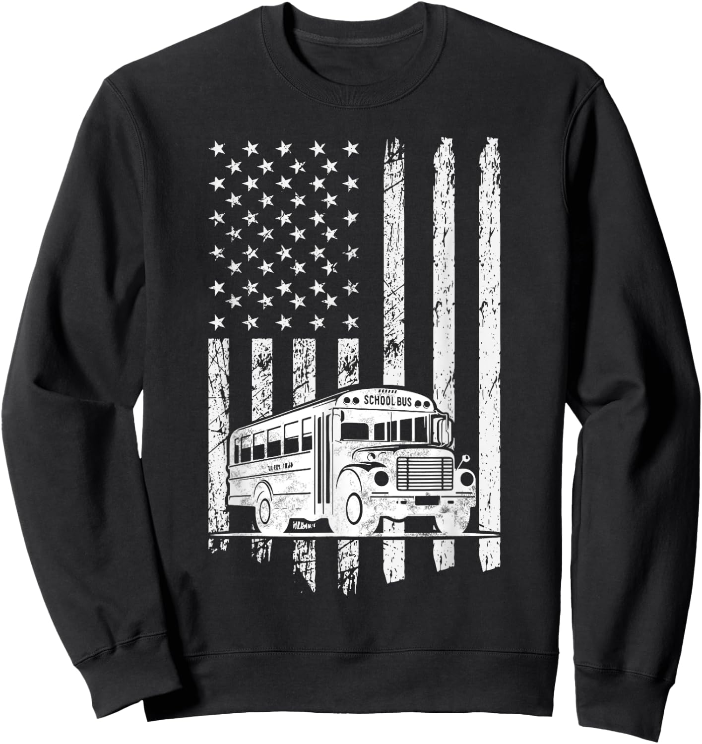 School bus driver us bus driver school Sweatshirt - Sweatshirt | Black