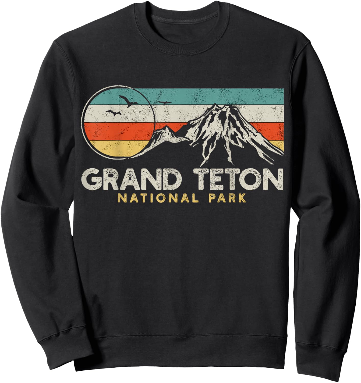 Grand Teton National Park Sweatshirt - Sweatshirt | Black