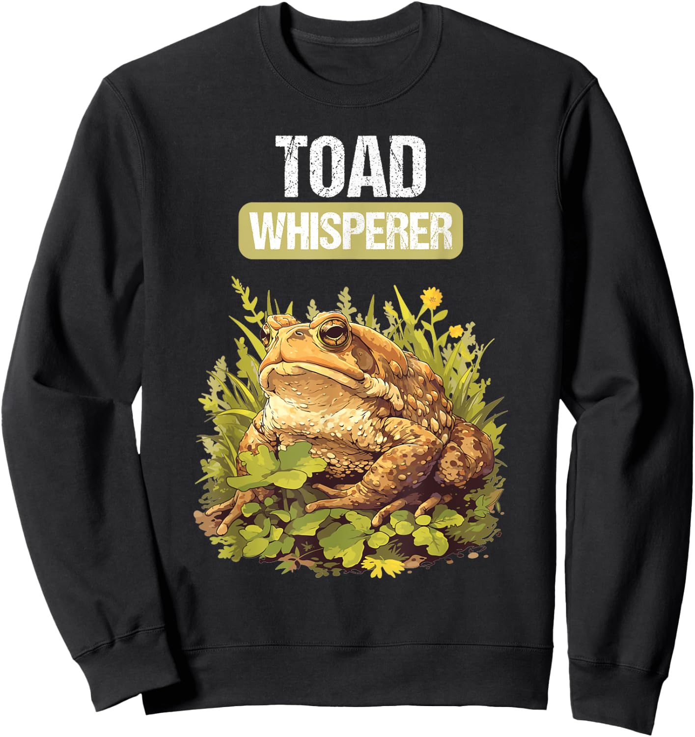 Toads Lovers Toad Whisperer Sweatshirt - Sweatshirt | Black