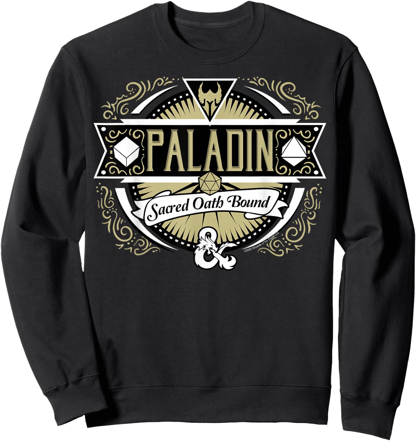 Dungeons & Dragons Paladin Sacred Oath Bound Sweatshirt - Sweatshirt | Black