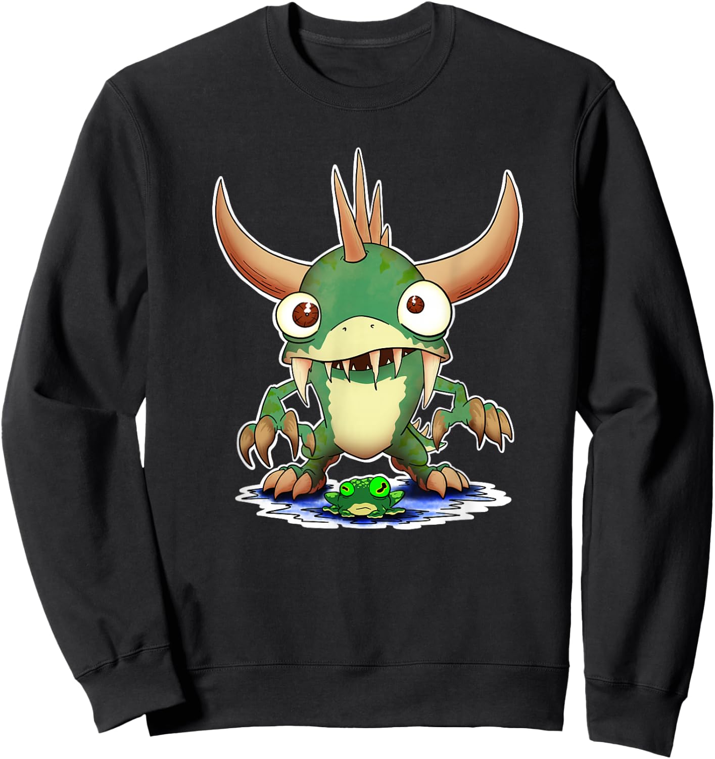 Wisconsin's Legendary Hodag of Rhinelander Sweatshirt - Sweatshirt | Black