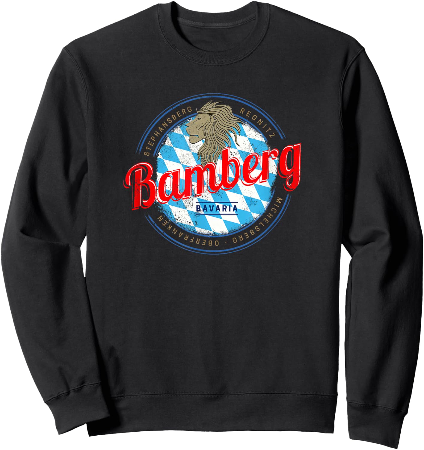 Bamberg Bavaria Upper Franconia Germany City Souvenir Sweatshirt - Sweatshirt | Black