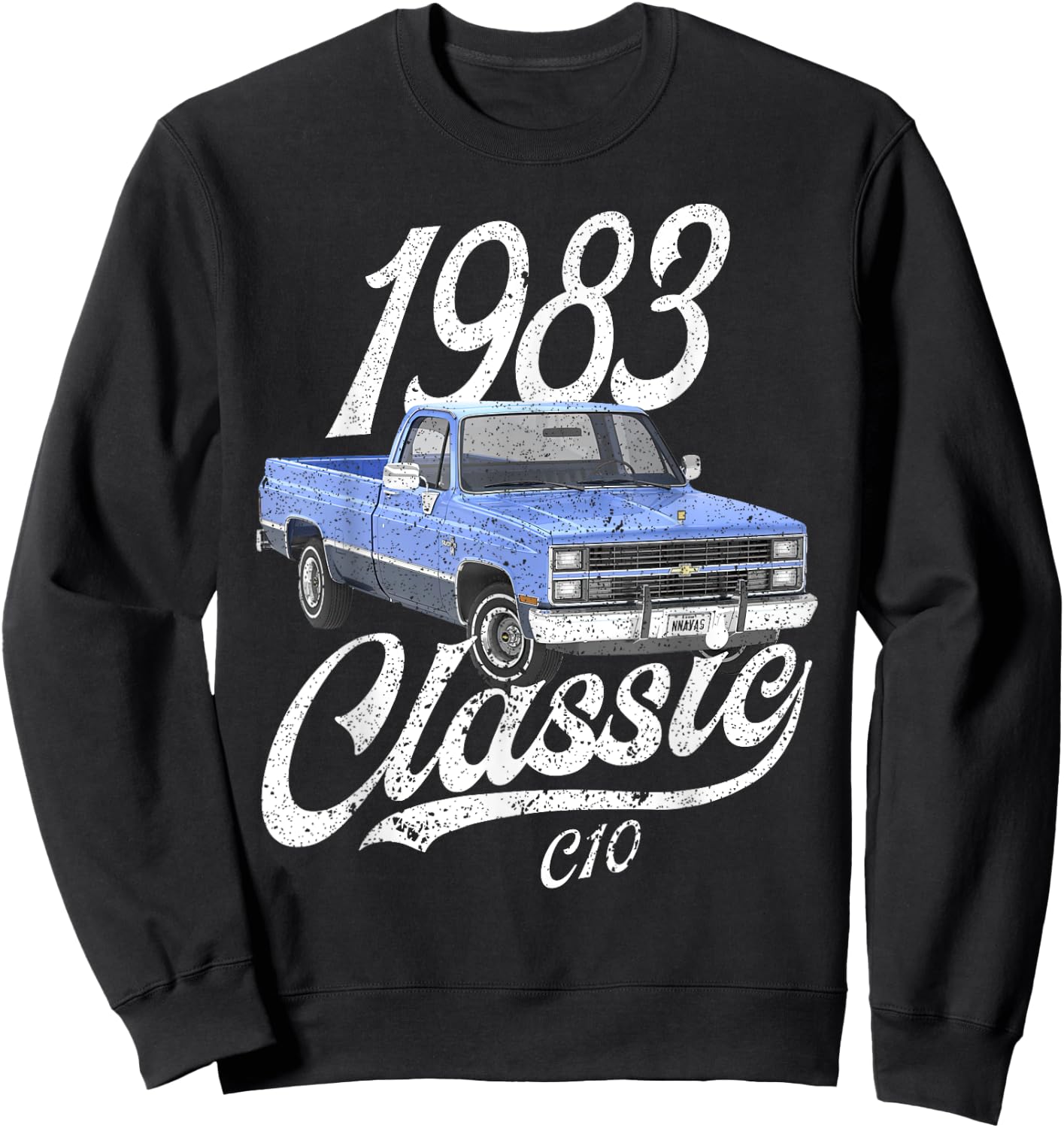1983 Chevys C10 Sweatshirt - Sweatshirt | Black
