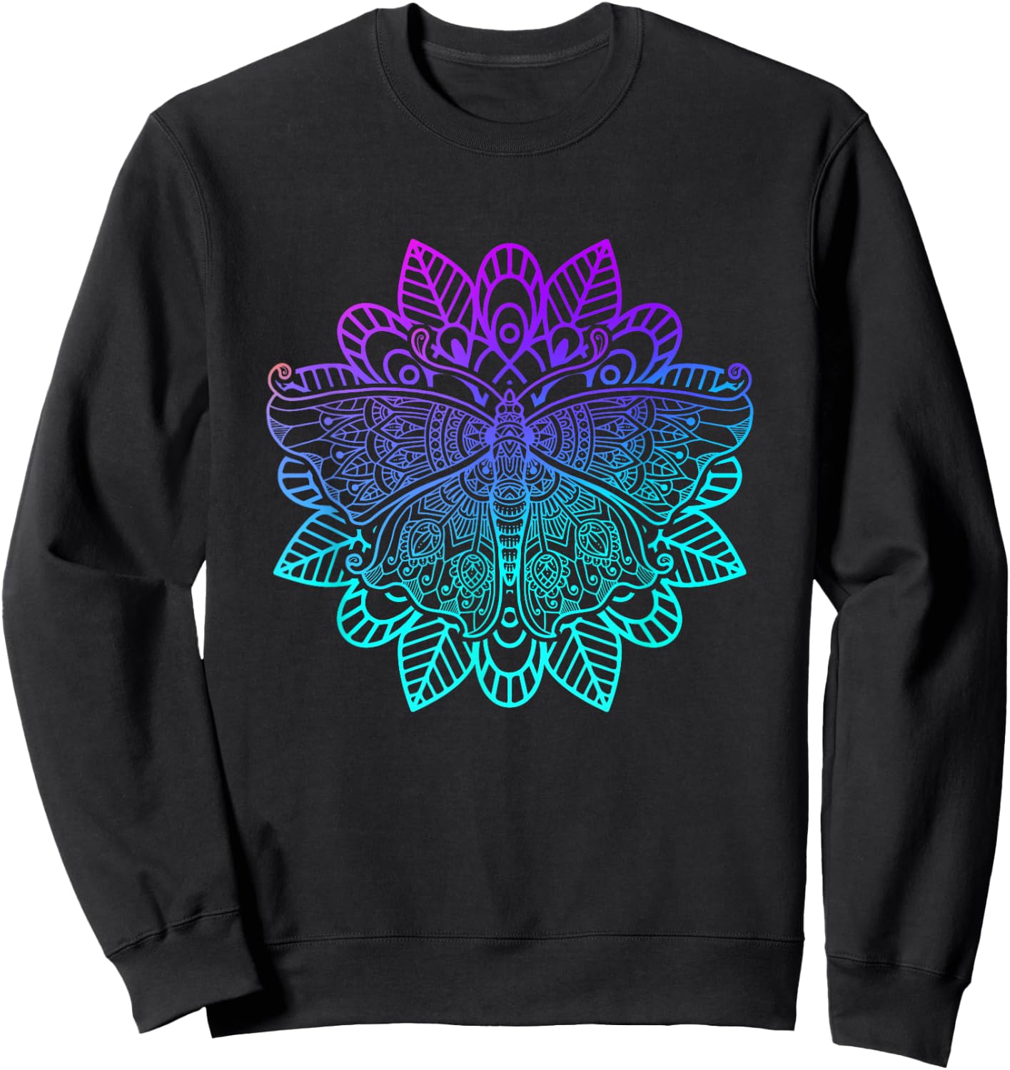 Butterfly Insect Entomology - Butterfly Sweatshirt - Sweatshirt | Black