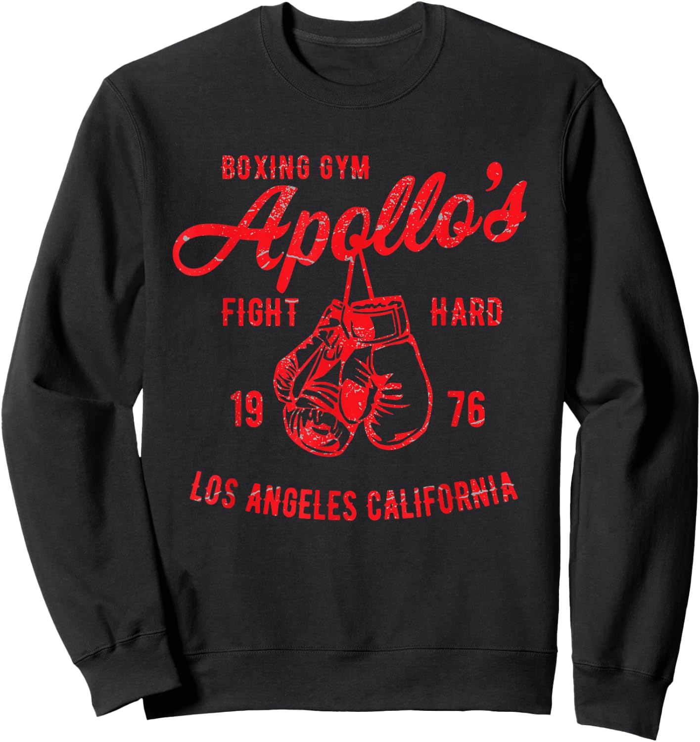 Apollo's Boxing Gym Training For Champs Sweatshirt - Sweatshirt | Black