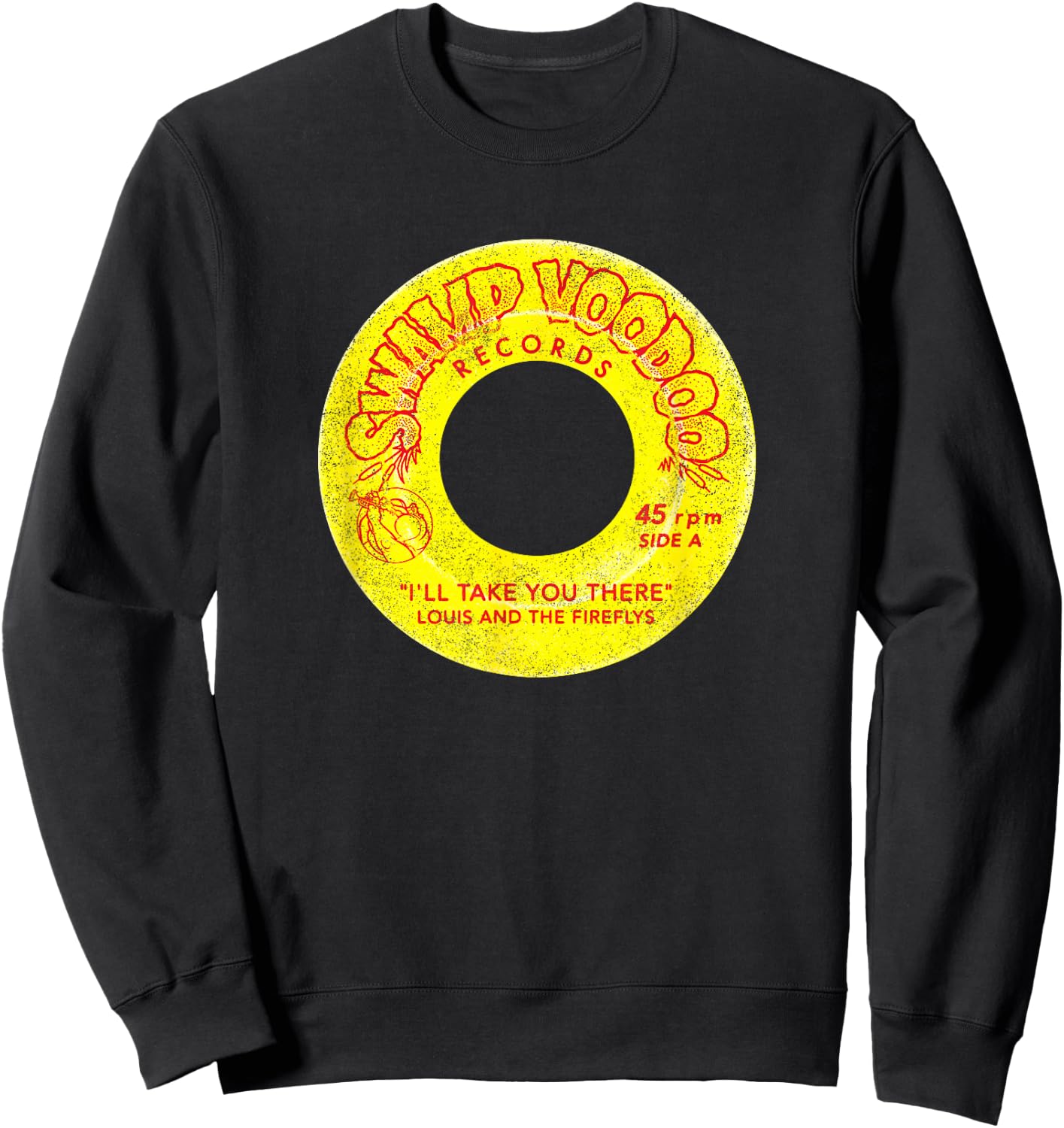 Disney Princess And The Frog Louis Swamp Voodoo Records Sweatshirt - Sweatshirt | Black