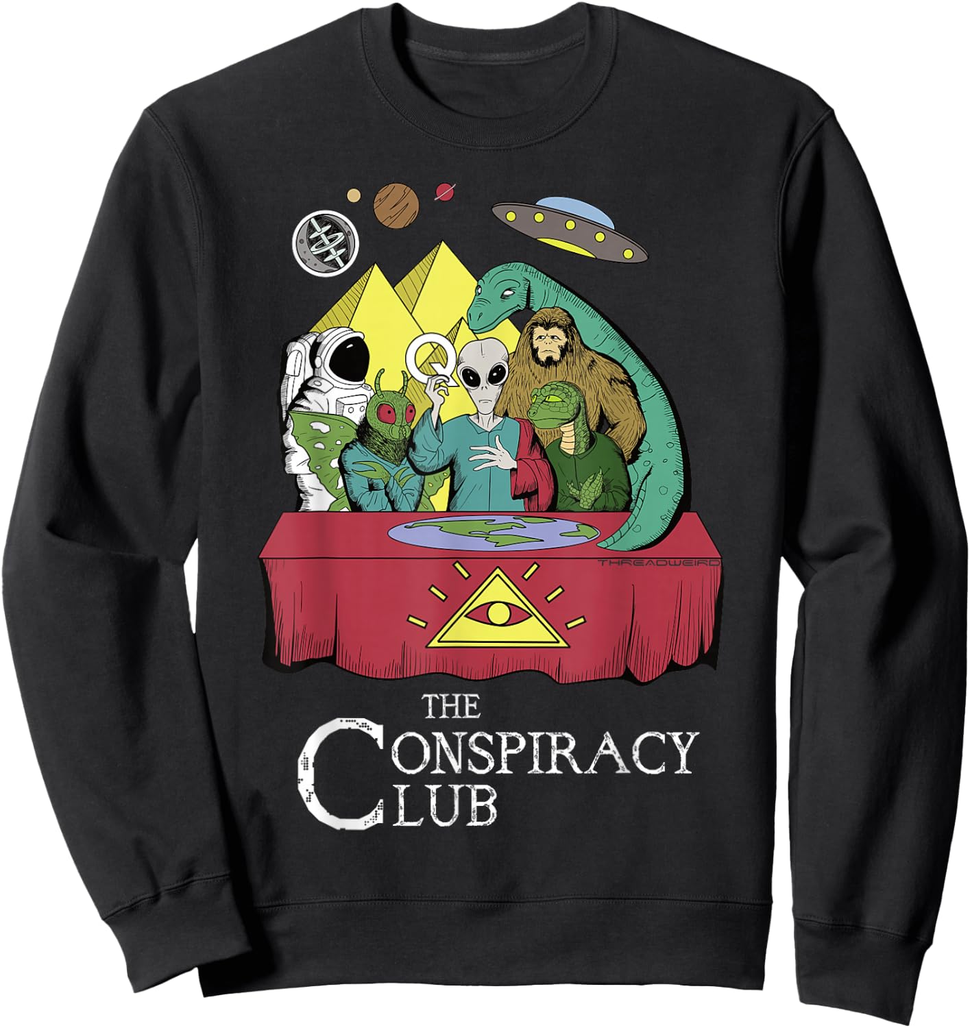 Conspiracy Club Sweatshirt - Sweatshirt | Black