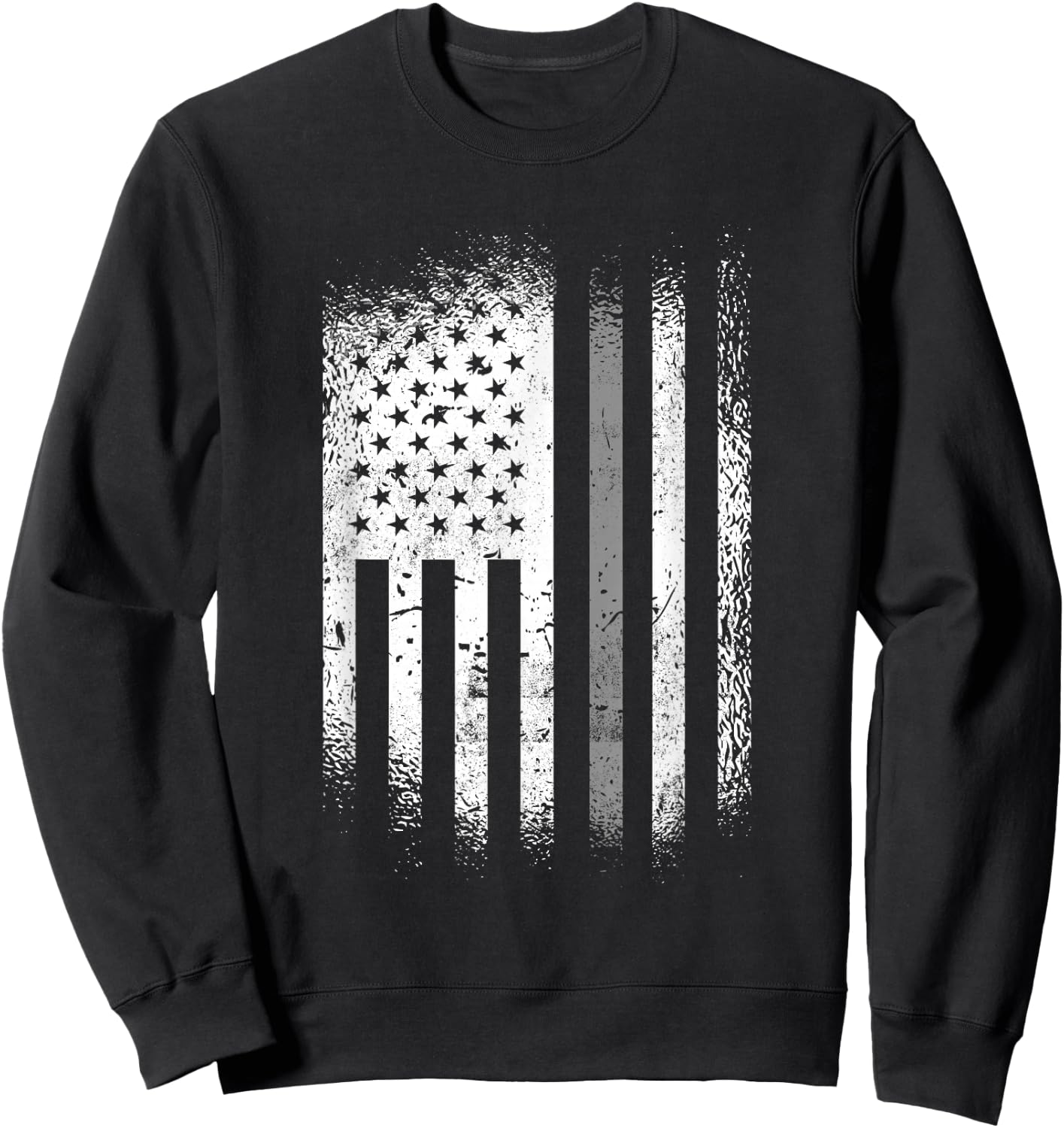 Correctional Officer Thin Silver Line Sweatshirt - Sweatshirt | Black