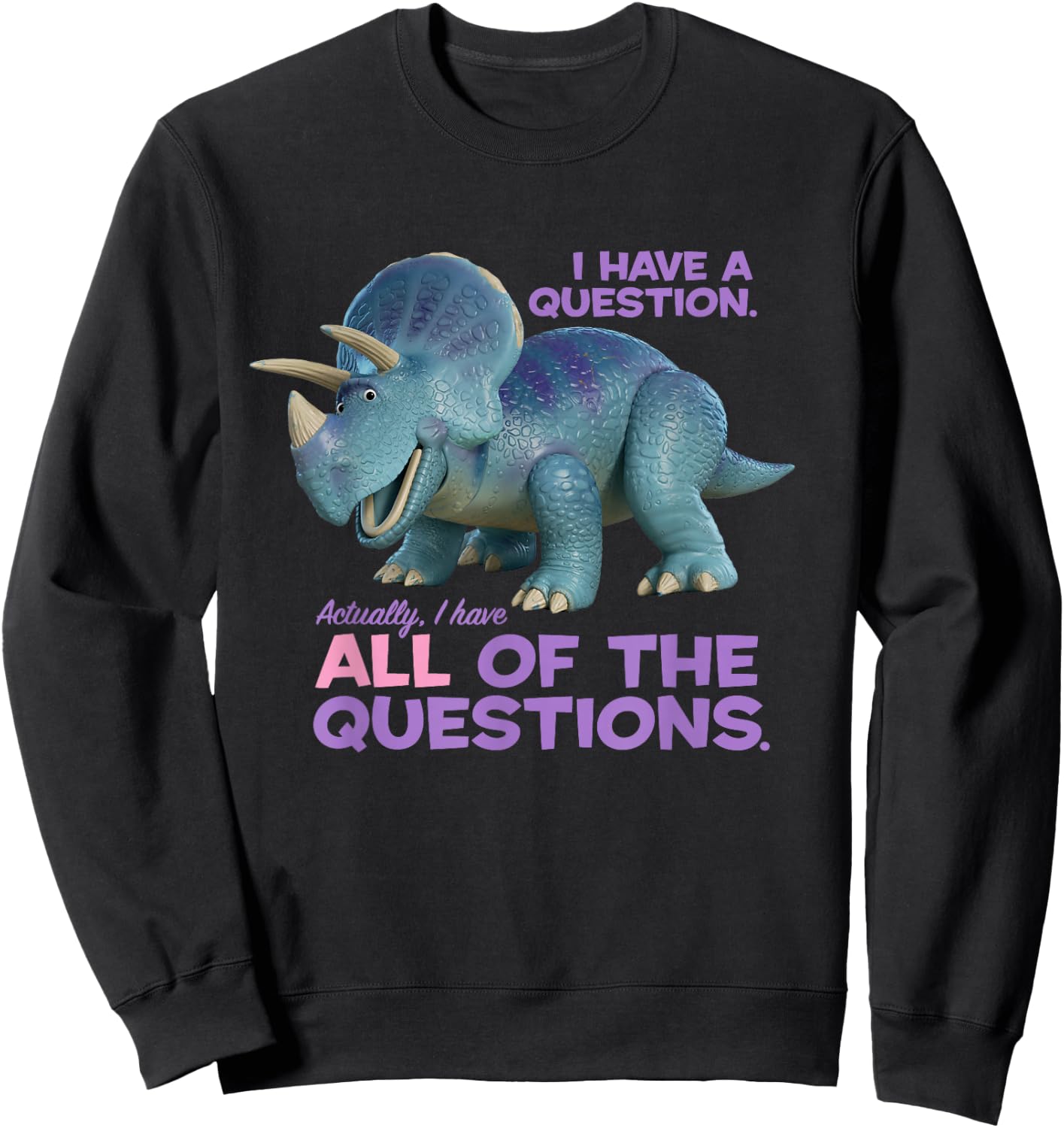Disney and Pixar Toy Story 4 Trixie Questions Sweatshirt - Sweatshirt | Black