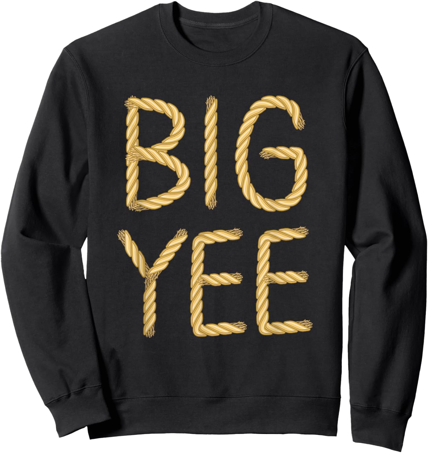 Big Yee Western Theme Country Rope Rodeo Sorority Reveal Sweatshirt - Sweatshirt | Black