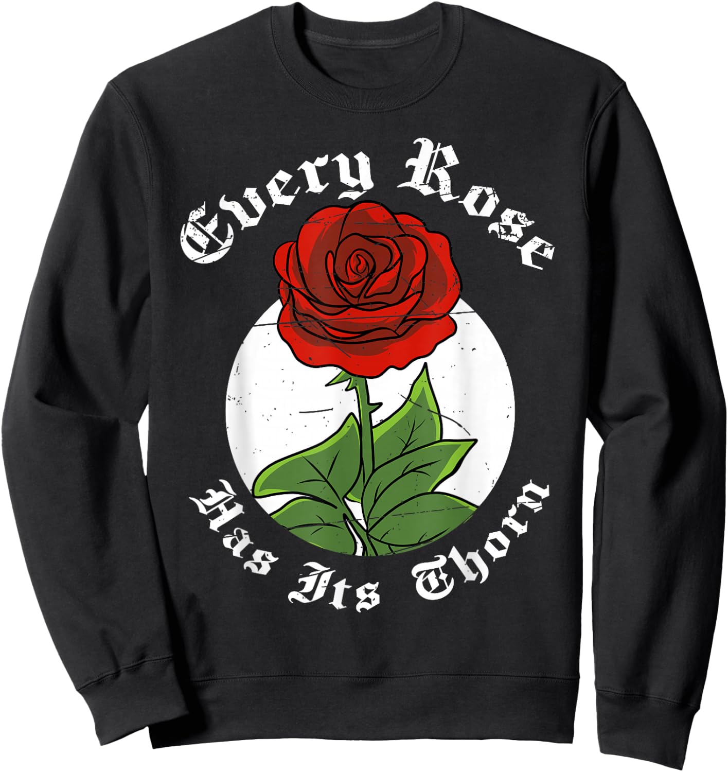 Every Rose Has Its Thorn & Women Sweatshirt - Sweatshirt | Black