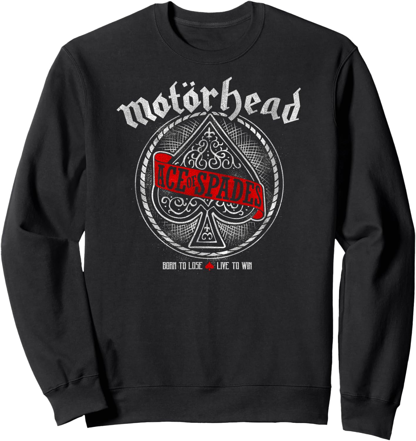 Motörhead - Ace of Spades Red Sash Sweatshirt - Sweatshirt | Black
