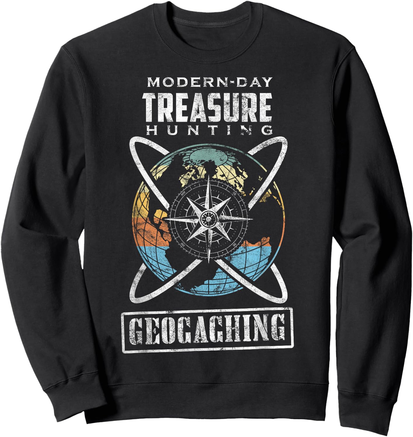 Geocaching Geocacher Geocache GPS Gift Sweatshirt - Sweatshirt | Black