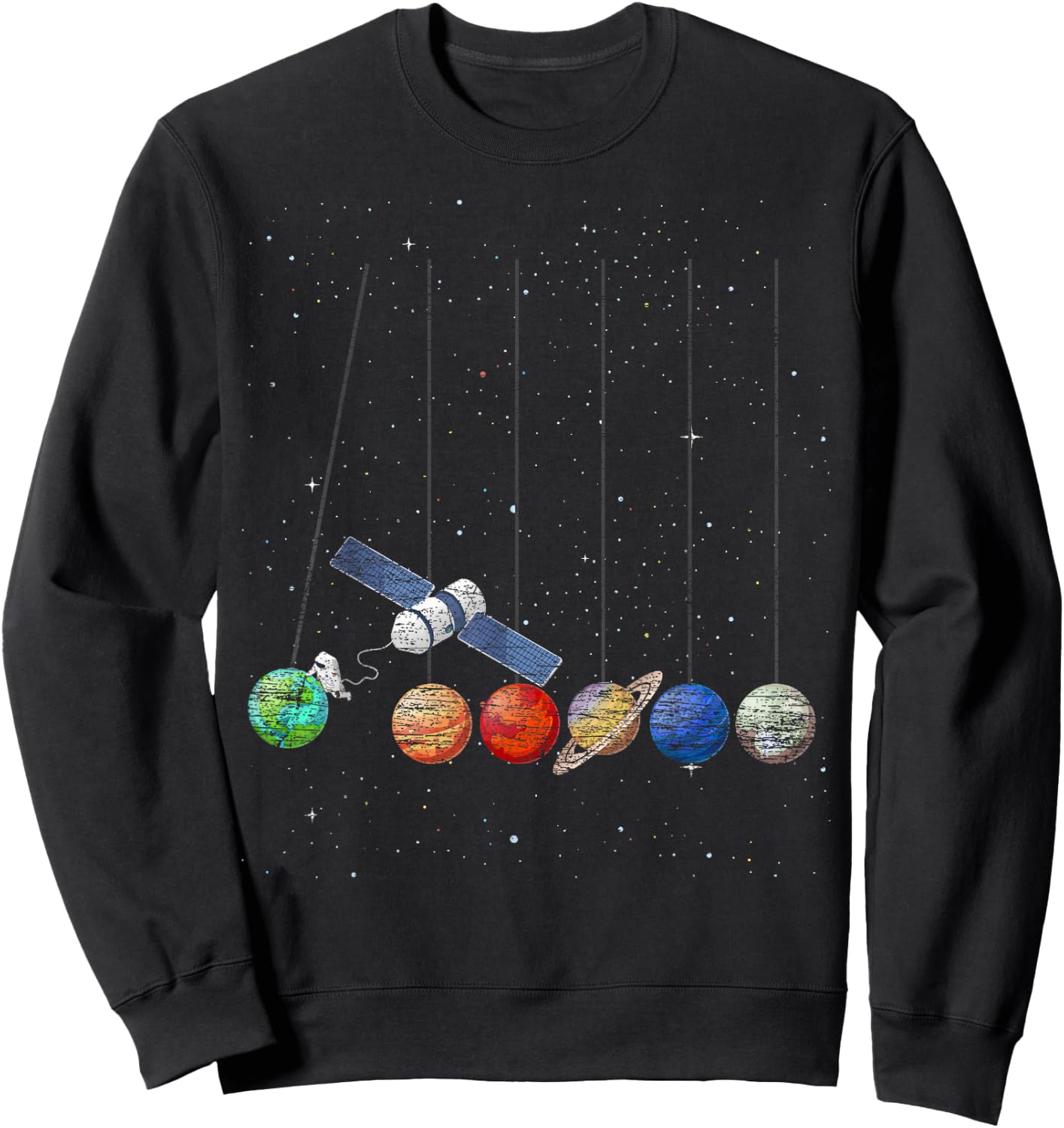 Planets Astronaut Sweatshirt - Sweatshirt | Black