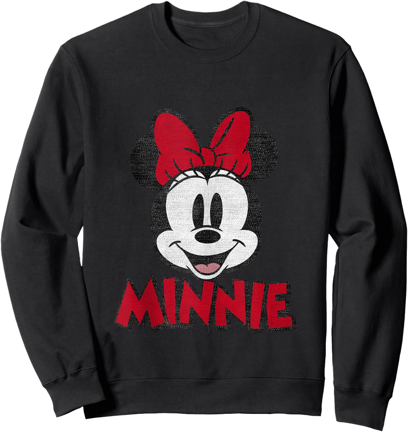Disney Mickey and Friends Minnie Mouse Vintage Portrait Sweatshirt - Sweatshirt | Black