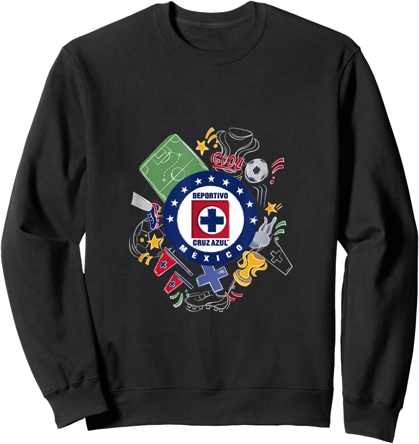 Cruz Azul - Score Big with Our Exclusive Collection Sweatshirt - Sweatshirt | Black