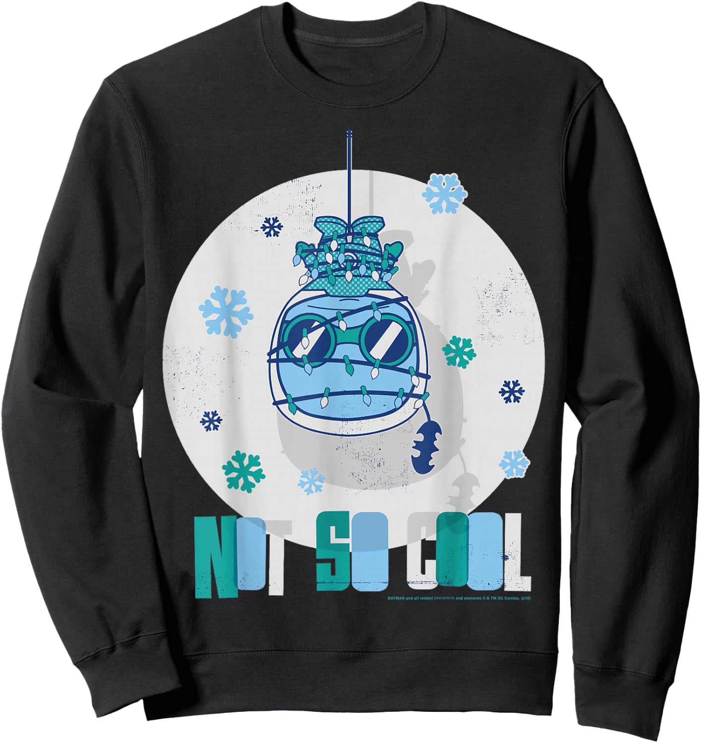 DC Comics Mr. Freeze Not So Cool Christmas Sweatshirt - Sweatshirt | Black