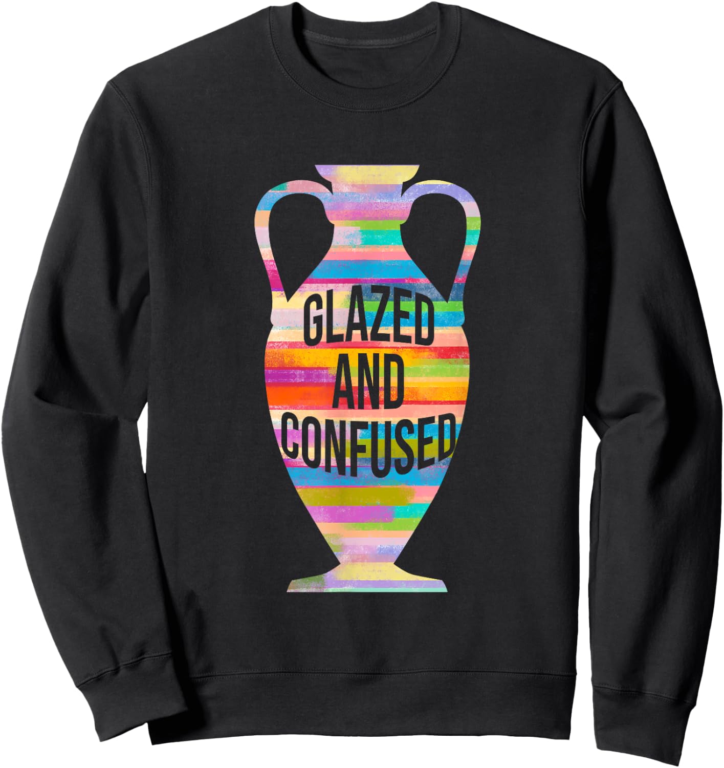 Clay Pottery Handmade Pottery Ceramic Clay Gift Sweatshirt - Sweatshirt | Black