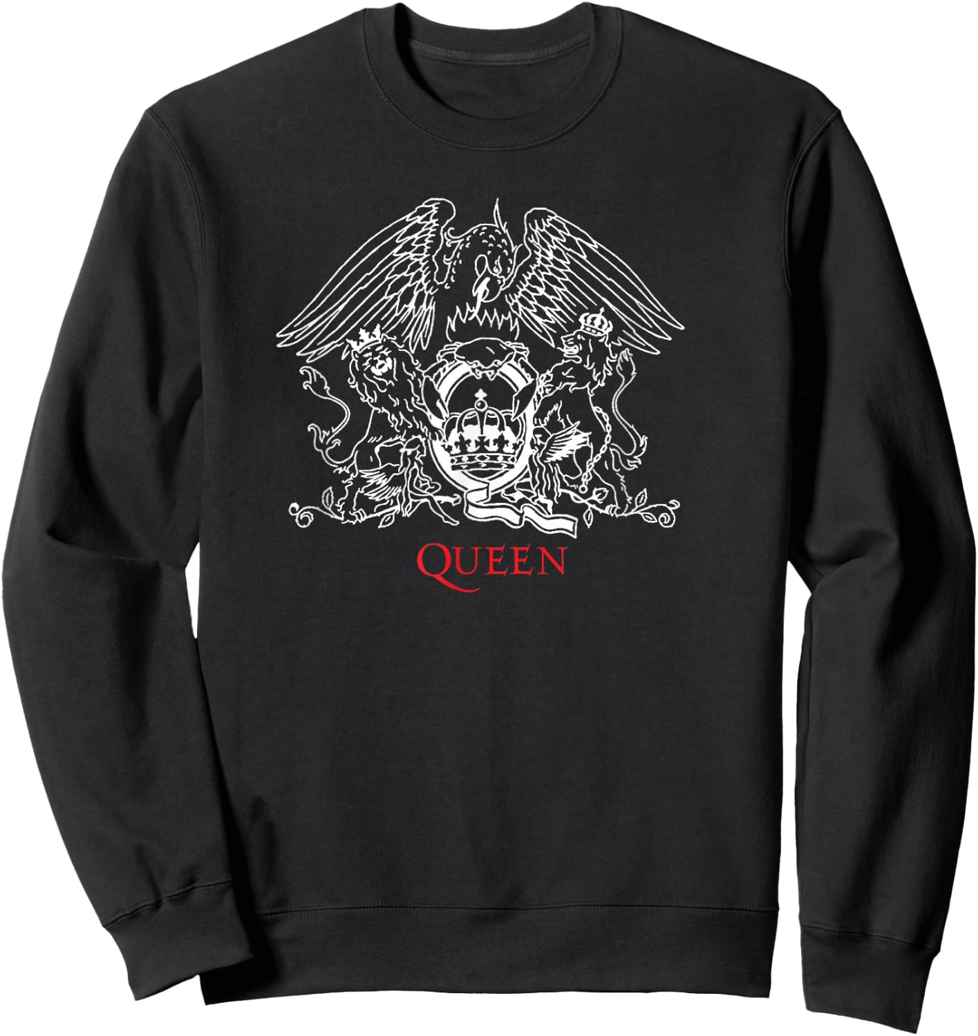 Official Queen Crest Sweatshirt - Sweatshirt | Black