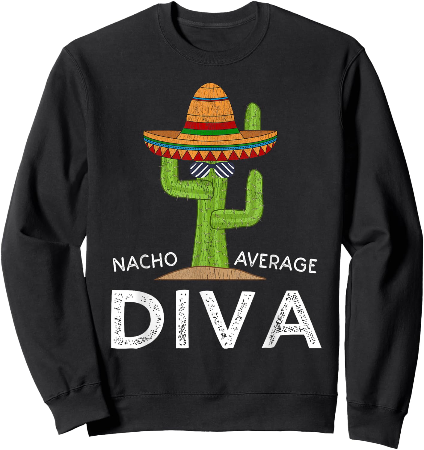 Funny Cute Diva Saying Sweatshirt - Sweatshirt | Black
