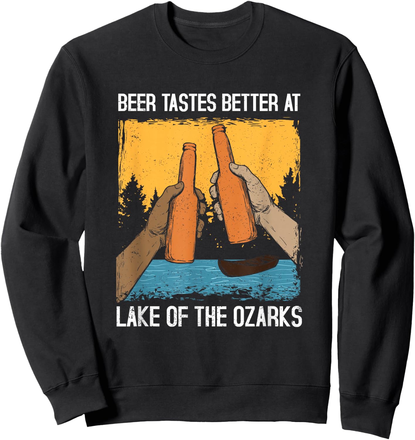 Lake Of The Ozarks Lake Life Sweatshirt - Sweatshirt | Black
