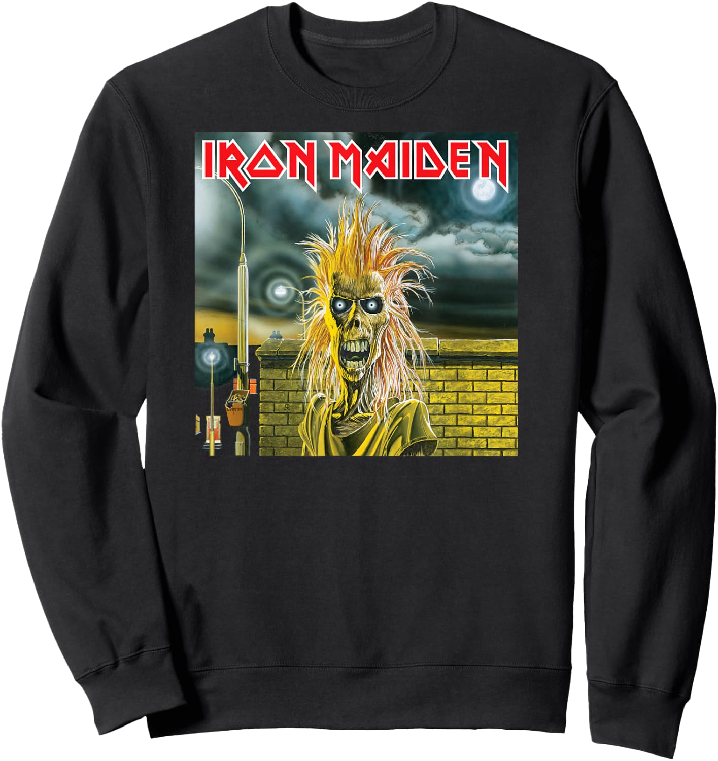 Iron Maiden - First Album Cover Sweatshirt - Sweatshirt | Black