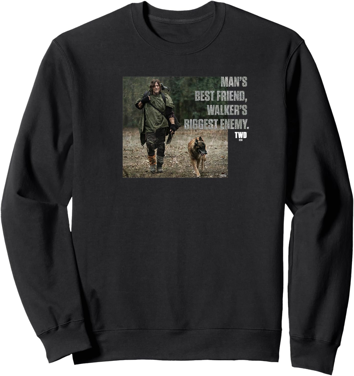 The Walking Dead Man's Best Friend Sweatshirt - Sweatshirt | Black