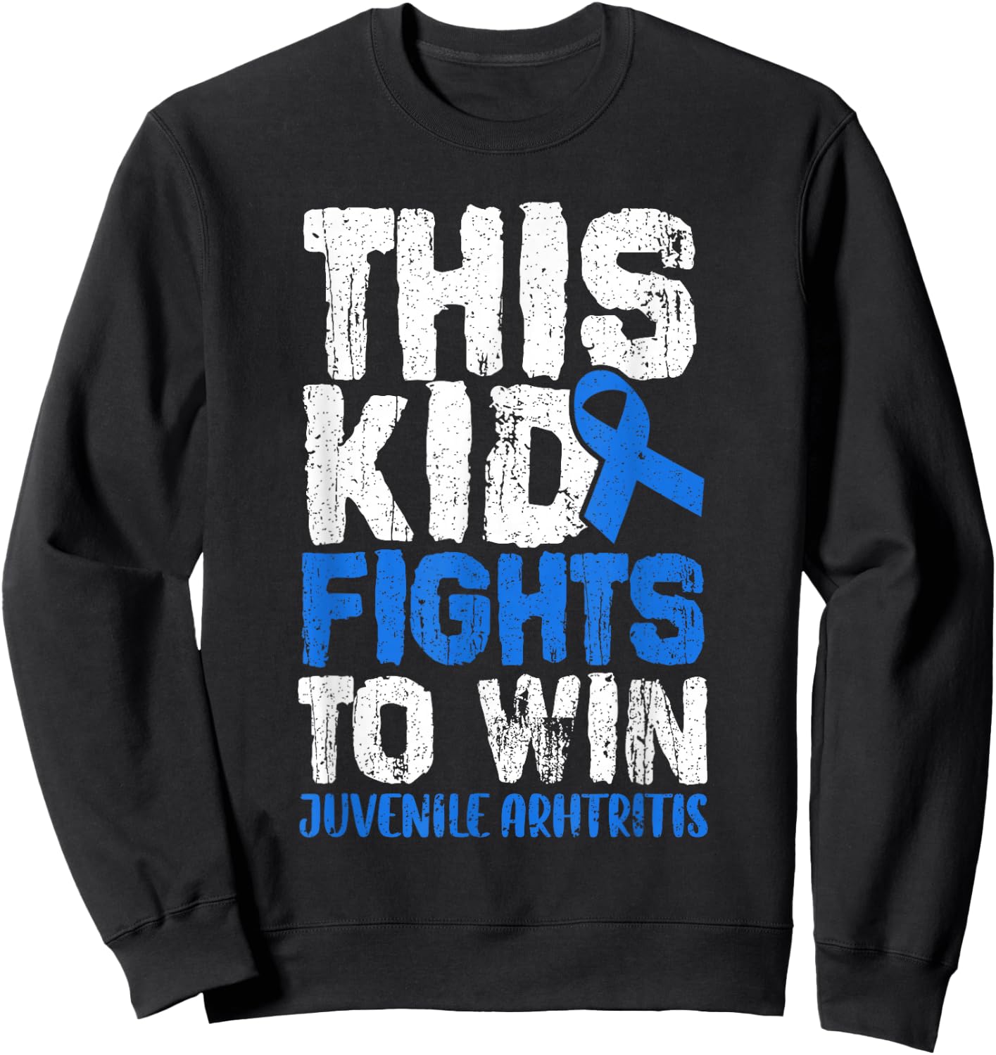 Juvenile Arthritis Awareness kids JIA Sweatshirt - Sweatshirt | Black