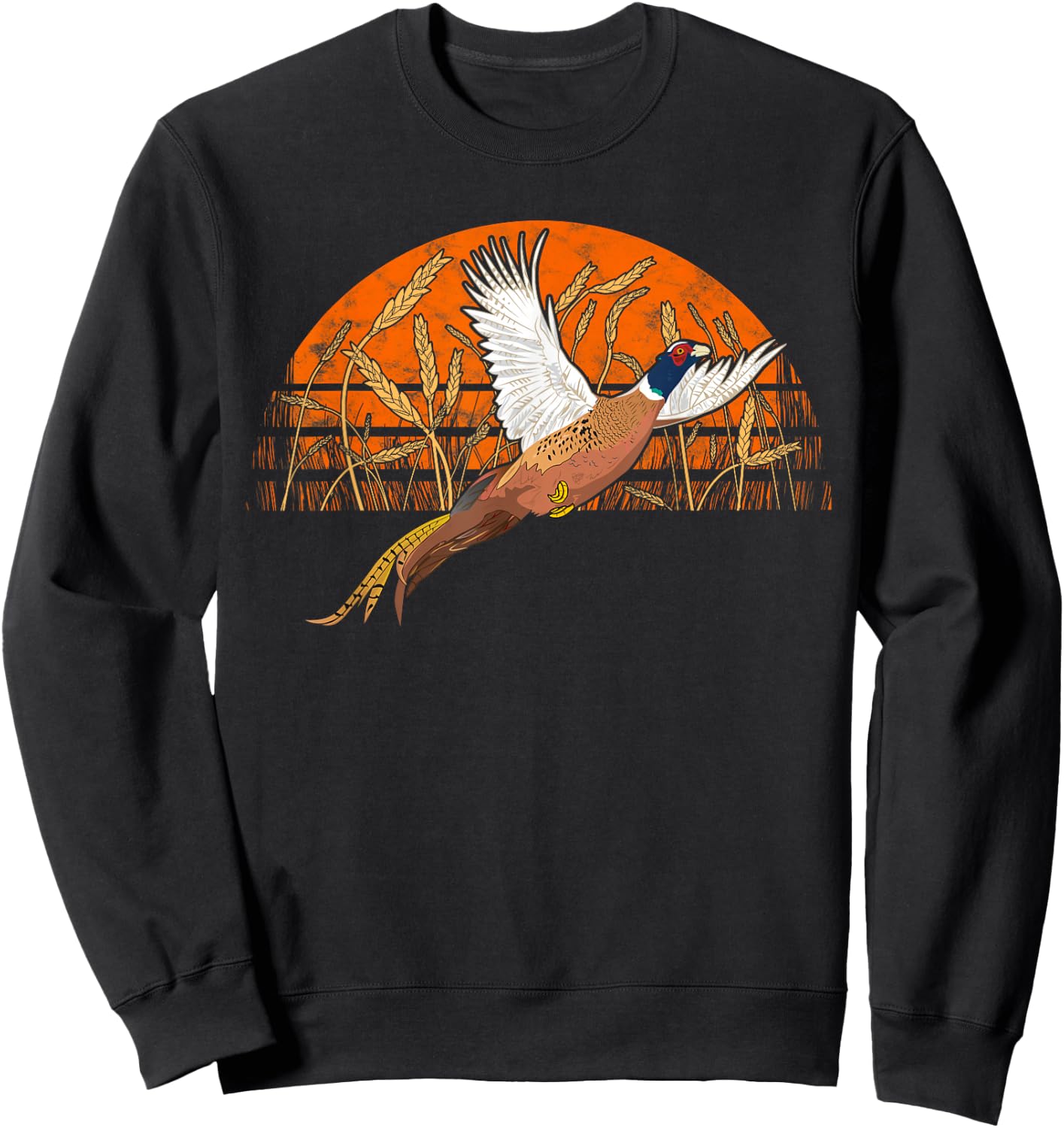 Ringneck Pheasant Hunting For Upland Game Bird Hunters Sweatshirt - Sweatshirt | Black