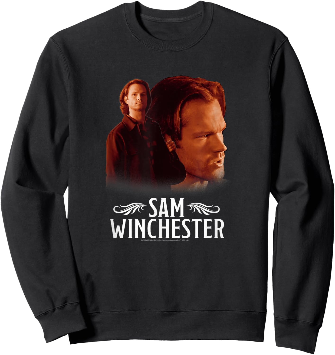 Supernatural Sam Winchester Glamour Shot Sweatshirt - Sweatshirt | Black