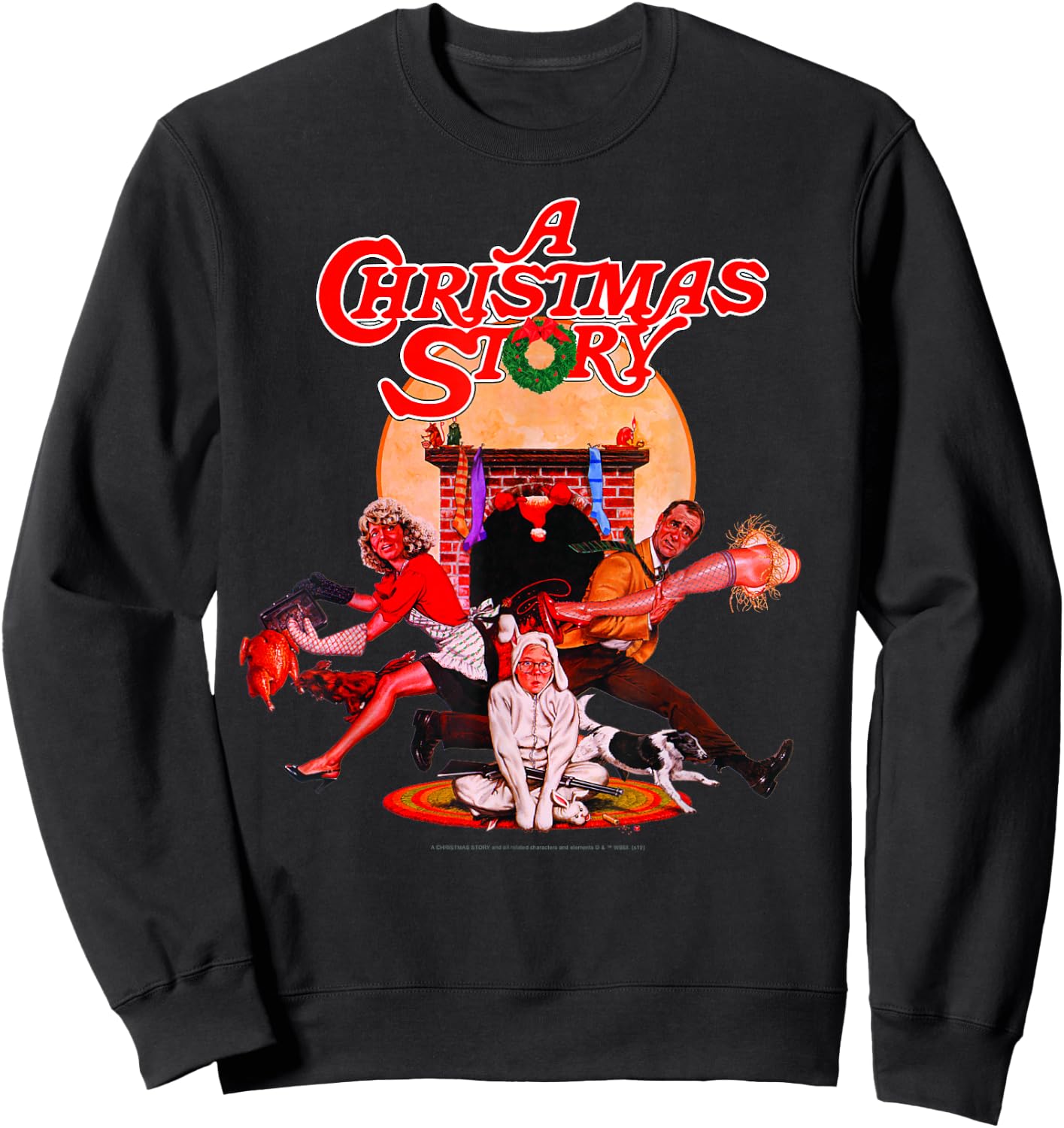 A Christmas Story Group Shot Poster Sweatshirt - Sweatshirt | Black