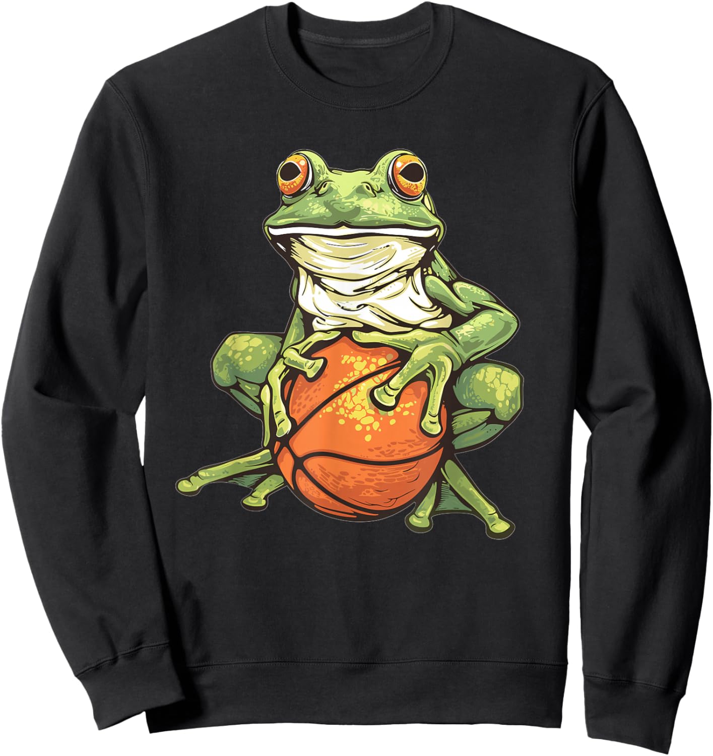 Basketball Frog Sweatshirt - Sweatshirt | Black