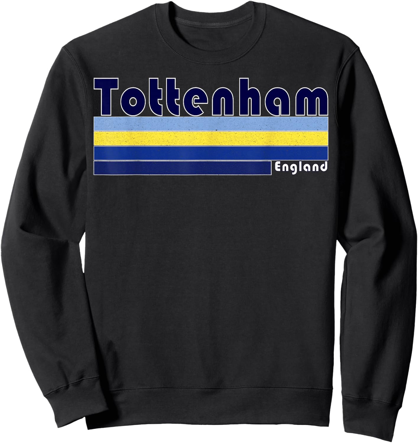 Retro Tottenham North London Top Sweatshirt - Sweatshirt | Black