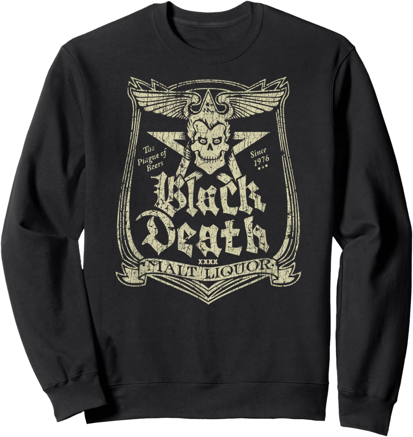 Black Death Malt Liquor 1976 Sweatshirt - Sweatshirt | Black