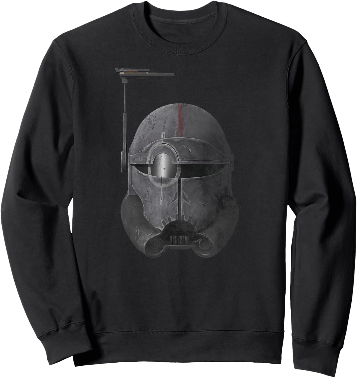 Star Wars The Clone Wars The Bad Batch Crosshair Helmet Sweatshirt - Sweatshirt | Black