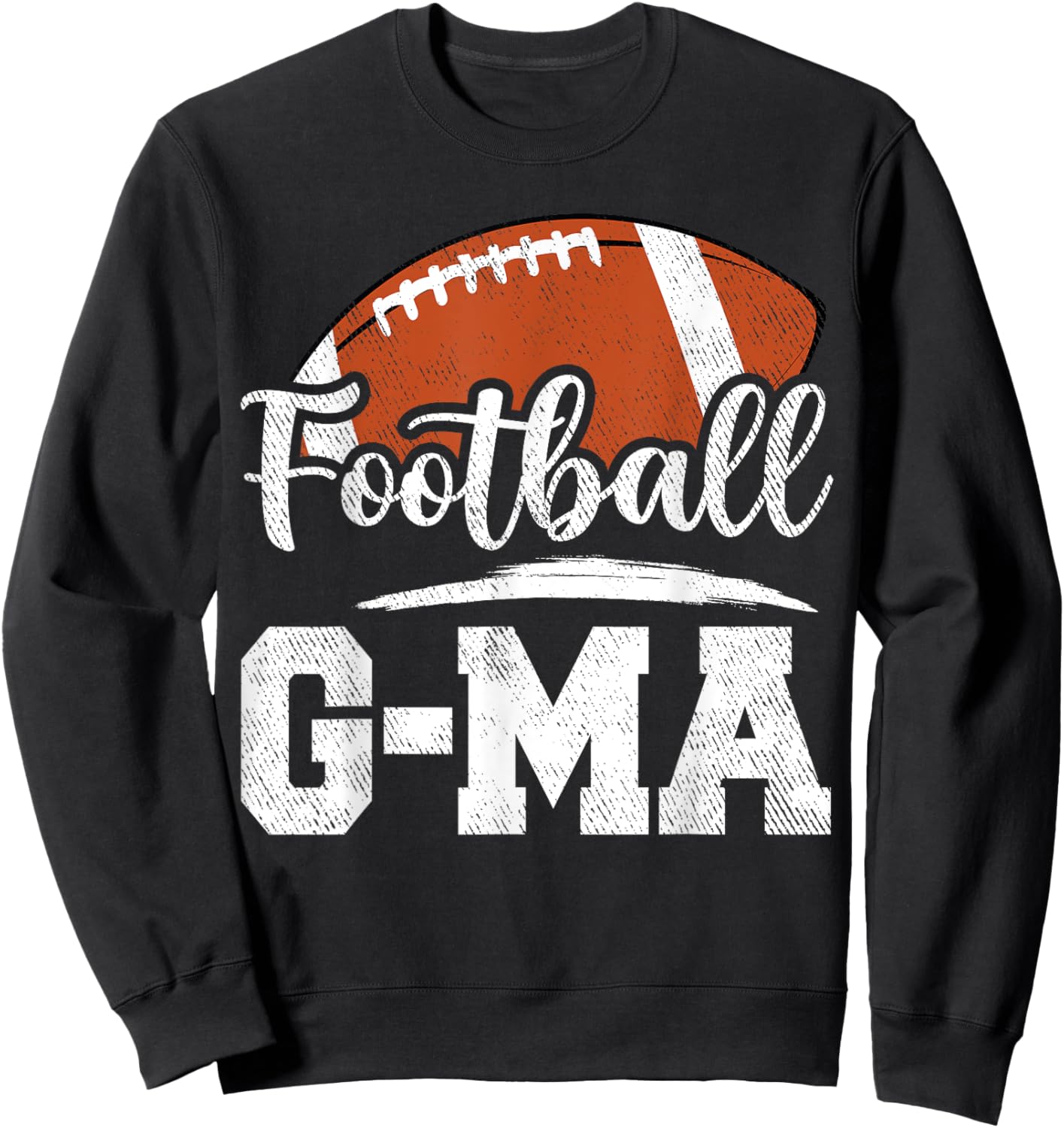 Football G-Ma Football Player Game Day Mother's Day Sweatshirt - Sweatshirt | Black