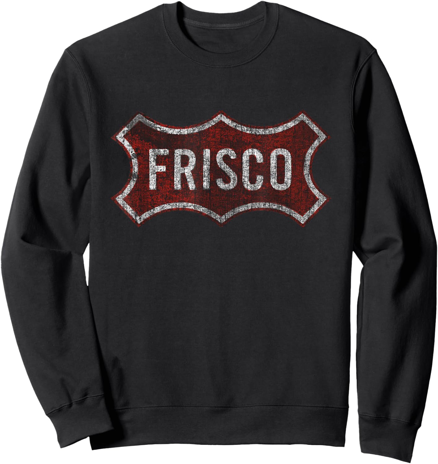 Worn Out Frisco Texas Sweatshirt - Sweatshirt | Black
