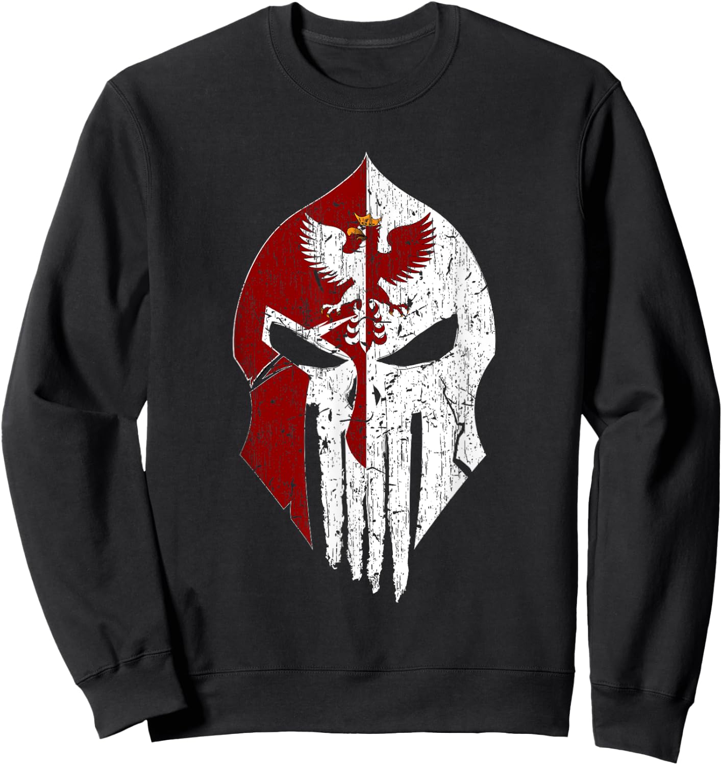 Polish Hussar Husaria Warrior Polish Winged Hussar Cavalry Sweatshirt - Sweatshirt | Black