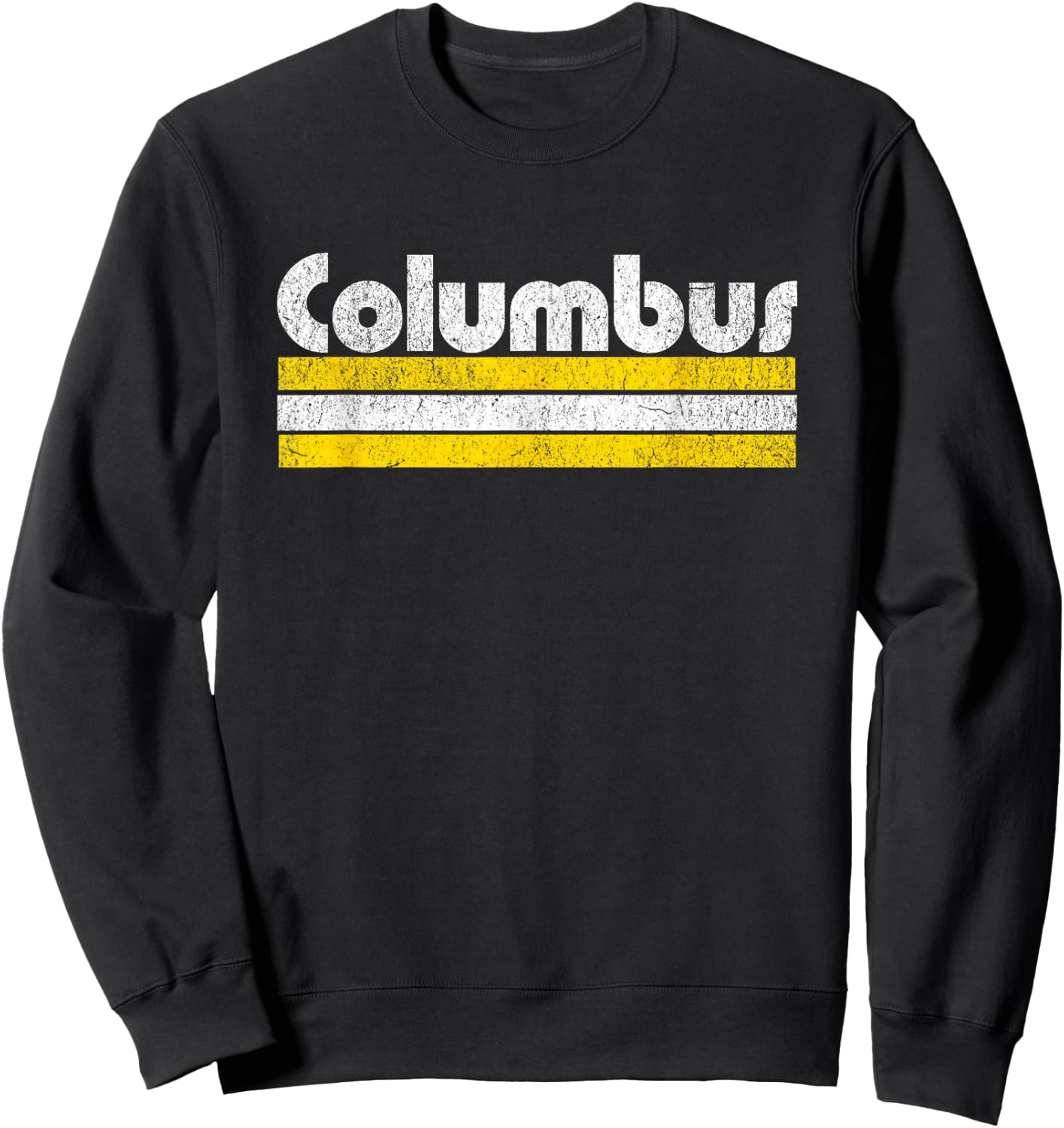 Columbus Soccer Vintage City Sweatshirt - Sweatshirt | Black