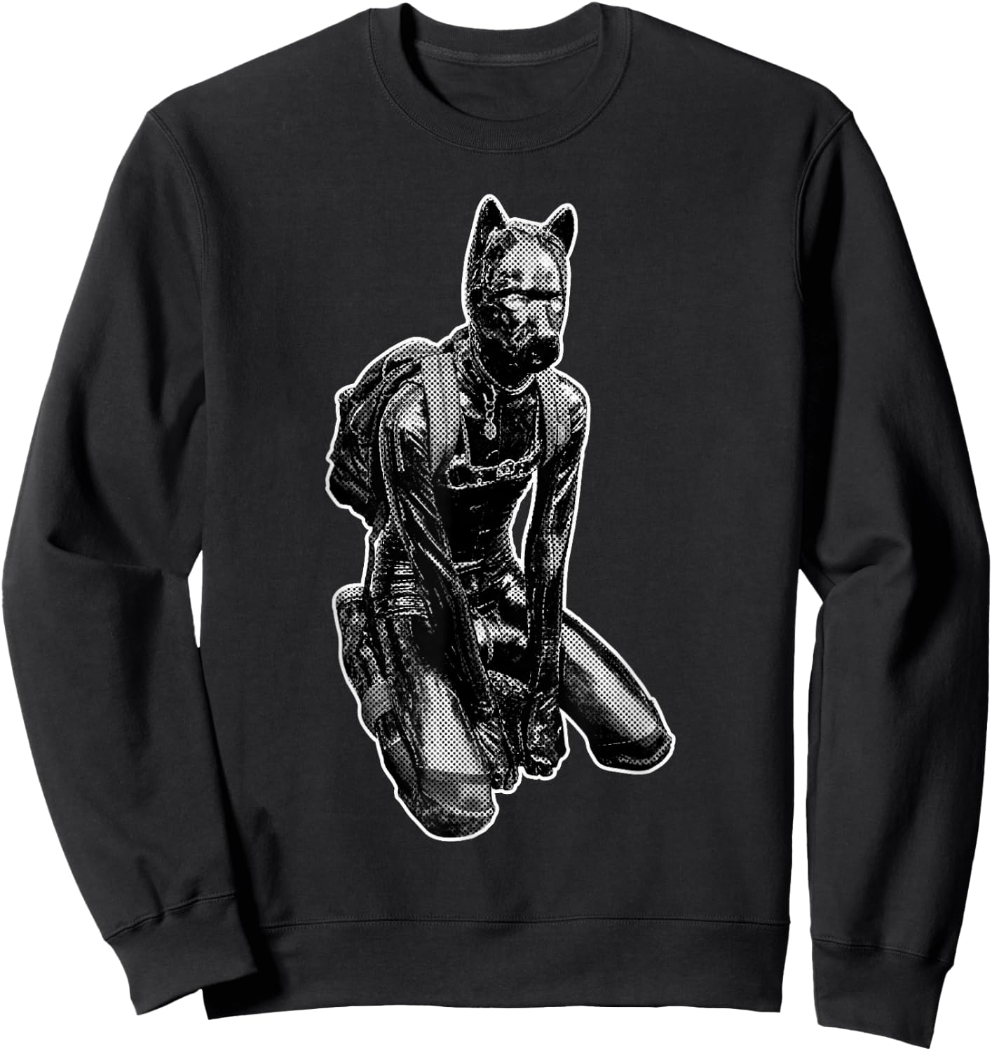 Doggy Petplay Puppy Play Design for Human Pup Sweatshirt - Sweatshirt | Black
