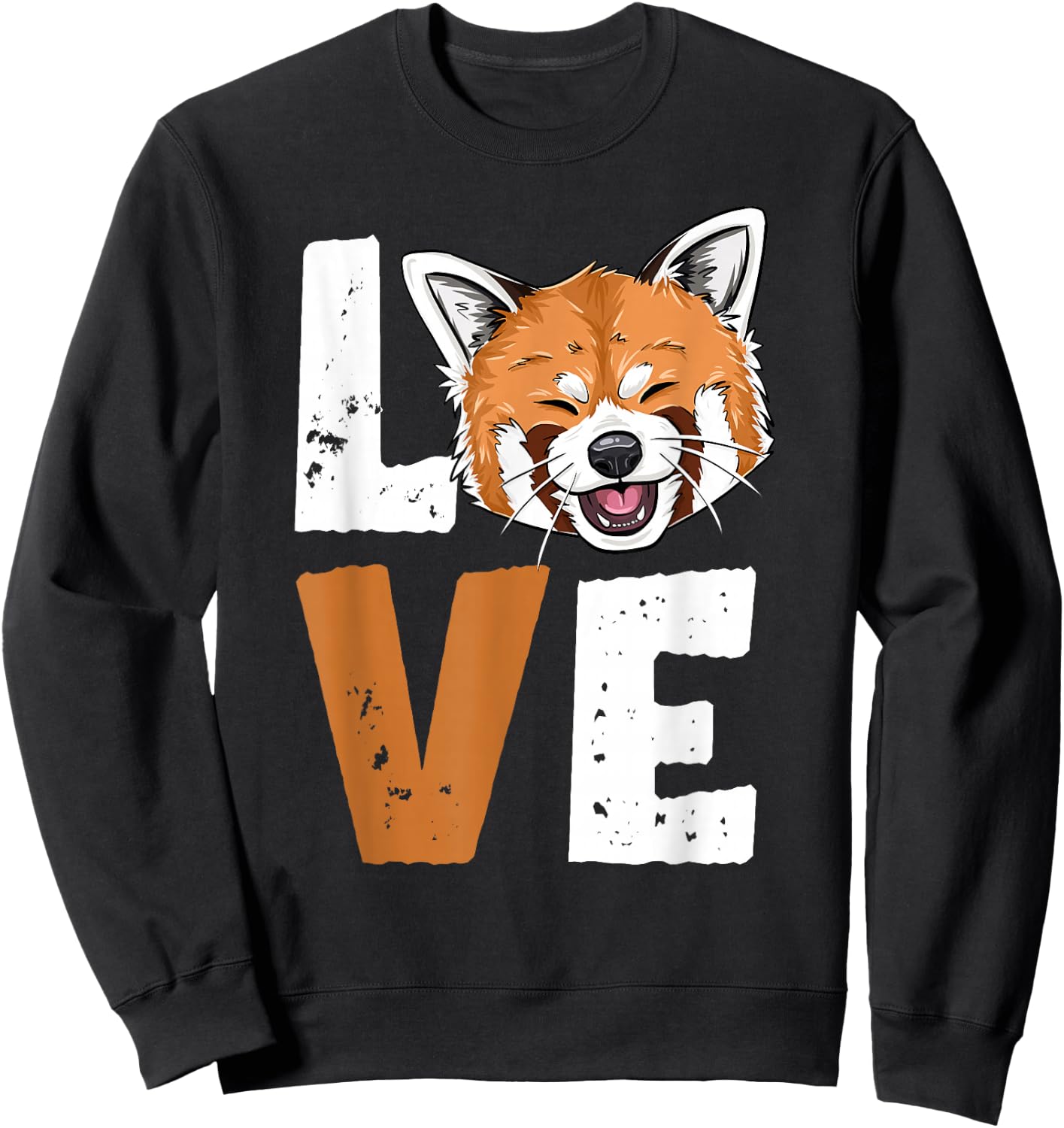 Red Panda Love Funny Cute Red Panda Lover Sweatshirt - Sweatshirt | Black